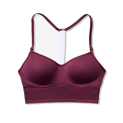 China Bras Top Lingerie Women Bra No Wire Bra Seamless Solid Breathable ...