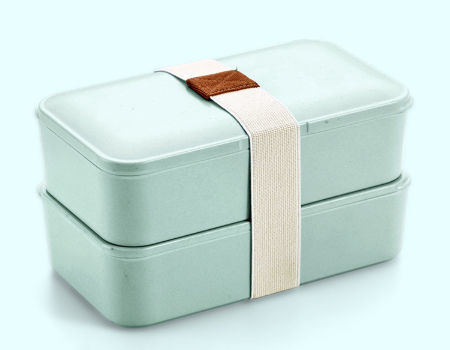Bento Lunch Box New Custom Bamboo Fiber Sealed Student Lunch Box Children's Tableware supplier