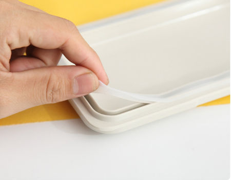 Bento Lunch Box New Custom Bamboo Fiber Sealed Student Lunch Box Children's Tableware supplier