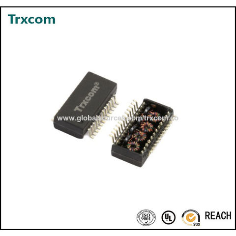RJ45 Female Connector With Isolation Transformer 10/100base-TX For Wifi  Router