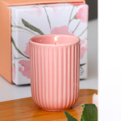 Buy Wholesale China Glazed Household Ceramic Scented Candle Cups