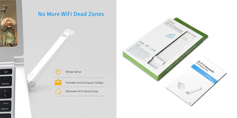 China 300Mbps USB Mini WFi Repeater Travel Router for Multiple Wireless ...
