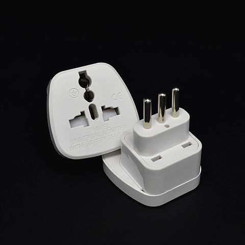 Adaptador Clavija Universal Europeo Americano Multi Contacto