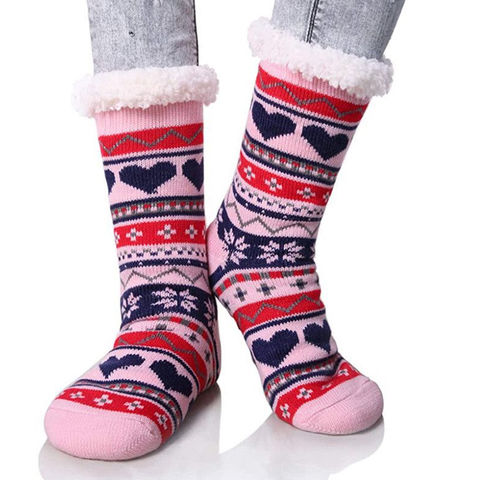Buy Wholesale China Winter Warm Slipper Home Anti Socks & Socks at USD 2.49 | Global Sources