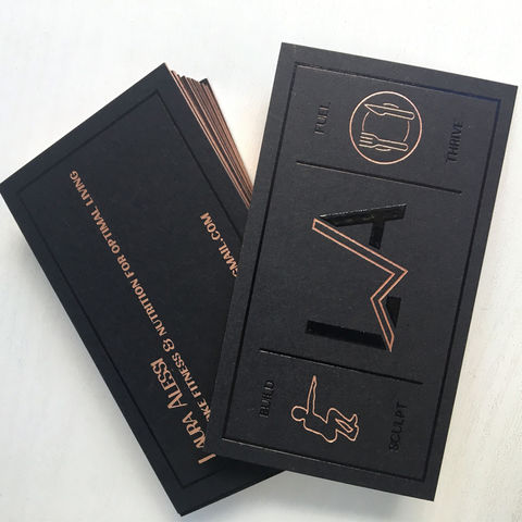 China High Quality Business Card Printing Custom luxury gold foil ...