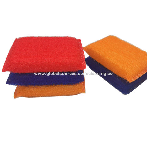 Dishwashing Sponge, Scouring Pad, Dishwashing Rag, Non-stick Oil Wood Pulp  Sponge Block, Absorbent Magic Wipe