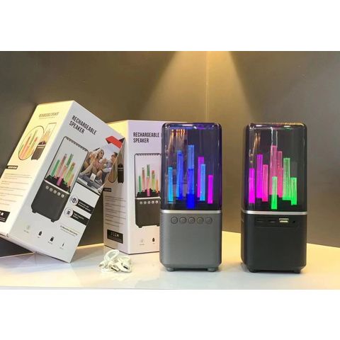 China RGB colorful lights speaker stereo line wireless speaker city ...