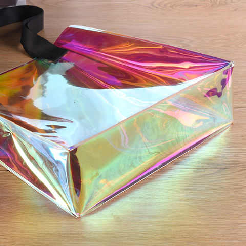 Laser Transparent Jelly Tote Bag Waterproof Pvc Summer Beach Bag