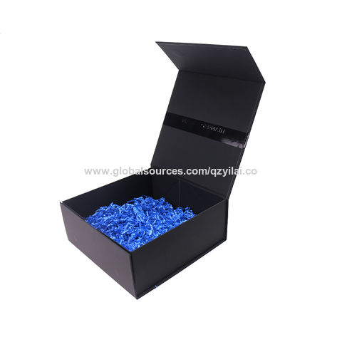 China Custom Luxury Logo Printed Flat Folding gift boxes with magnetic ...