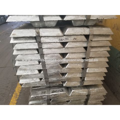 China 99.995% SGS Approved SHG Pure Zinc Ingot Factory Price with high ...