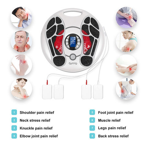 Buy Wholesale China Foot Massager Ems Electric Foot Massager Digital  Physiotherapy Machine Electrodes Pads & Foot Massager at USD 35