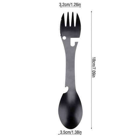 5 in 1 New Multifunctional Stainless Steel Fork Spoon Cutlery