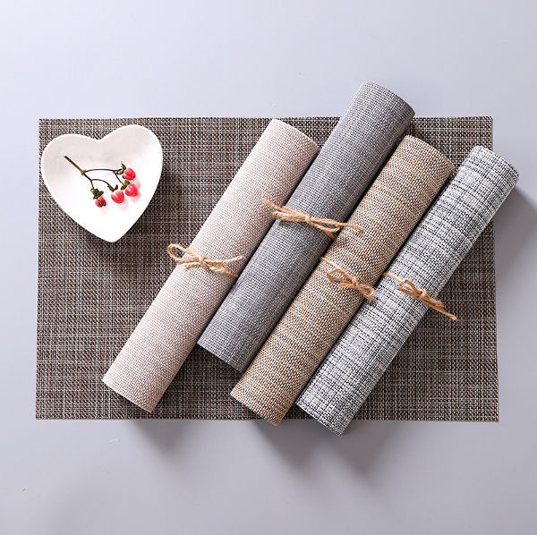 Buy Wholesale China Hotel Placemat Pvc Placemat Linen Thick