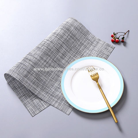 Buy Wholesale China Hotel Placemat Pvc Placemat Linen Thick