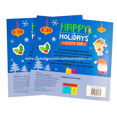 China OEM Offset Printing Customized Color Kids Activity Book With ...