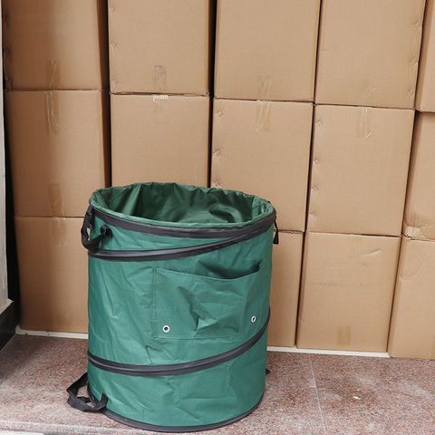 Compre Cubo De Basura Plegable Al Aire Libre, Contenedor De