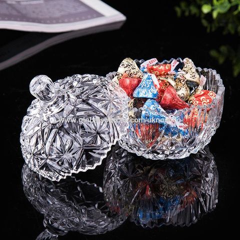 Buy Wholesale China Transparent Crystal Jar With Crystal Lid,widely Used  Sugar Bowl,decorative Candy Jar, & Glass Candy Dishes Jar at USD 1.09