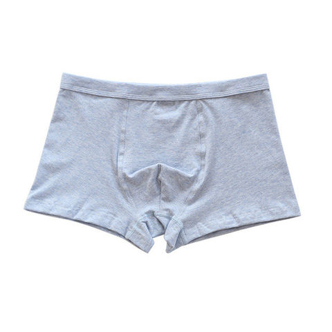 China Custom Logo Men's Panties Men Cotton Underwear Blank Plain Men ...
