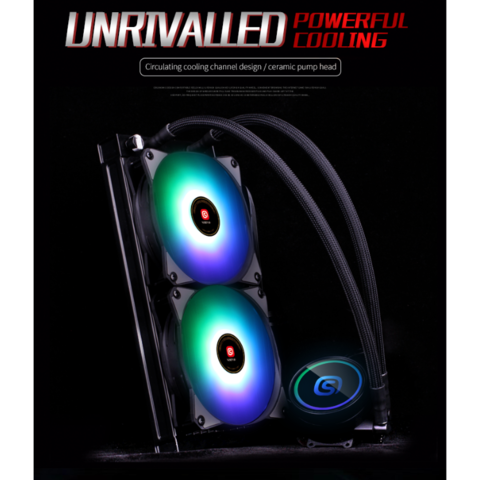 China 120/240/360mm Liquid Cooler Fan Water Cooling For PC Water ...