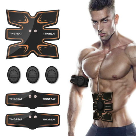 Abs Stimulator Muscle Toner for Men Women, Abdominal Toning Belt Muscle  Stimulator with LCD Display 6 Modes and 9 Levels Operation Abdominal Toner