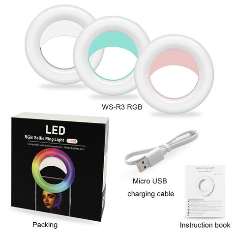 Led Ring Mini China Popular Mini LED Circle Selfie Ring Light For Phone on Global ...