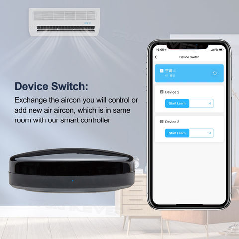 Compre Control Remoto Elegante Del Aire Acondicionado Del Control Remoto  Del Ir Del Wifi De Tuya y Control Remoto Del Aire Acondicionado de China  por 14.91 USD