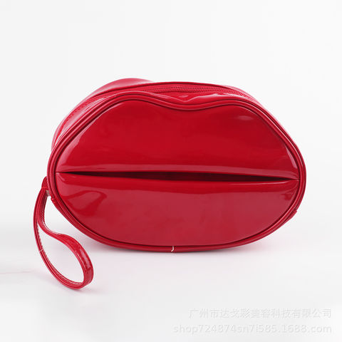 Women's Big Open Cosmetic Bags Pu Lipstick Cosmetic Bag Mini Coin