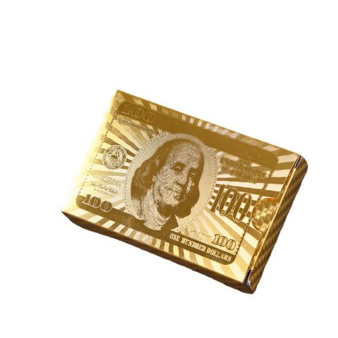 $100 FRANKLIN GOLDEN POKER PLAYING 52 CARDS 2 JOKERS LAS VEGAS Waterproof  Durable plastic