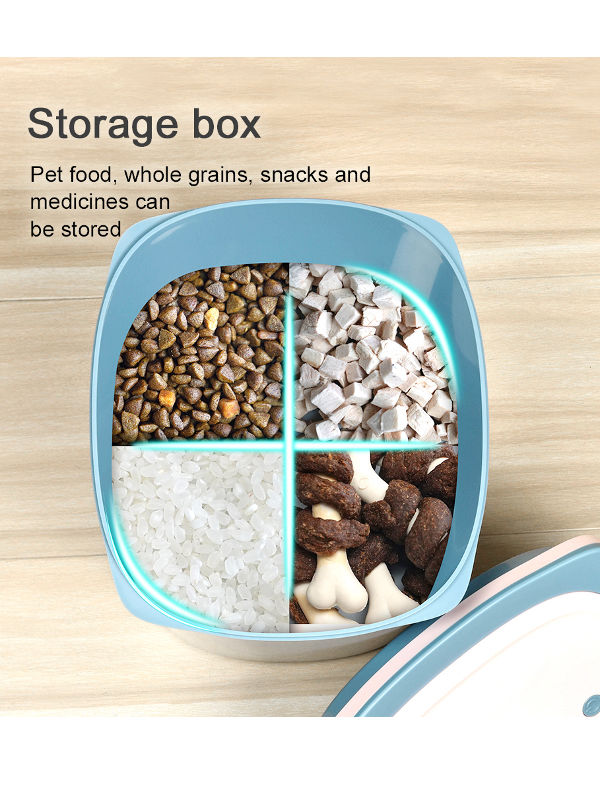 New Design! Happy Eating Vacuum Pet Food Container, Food Container Pet