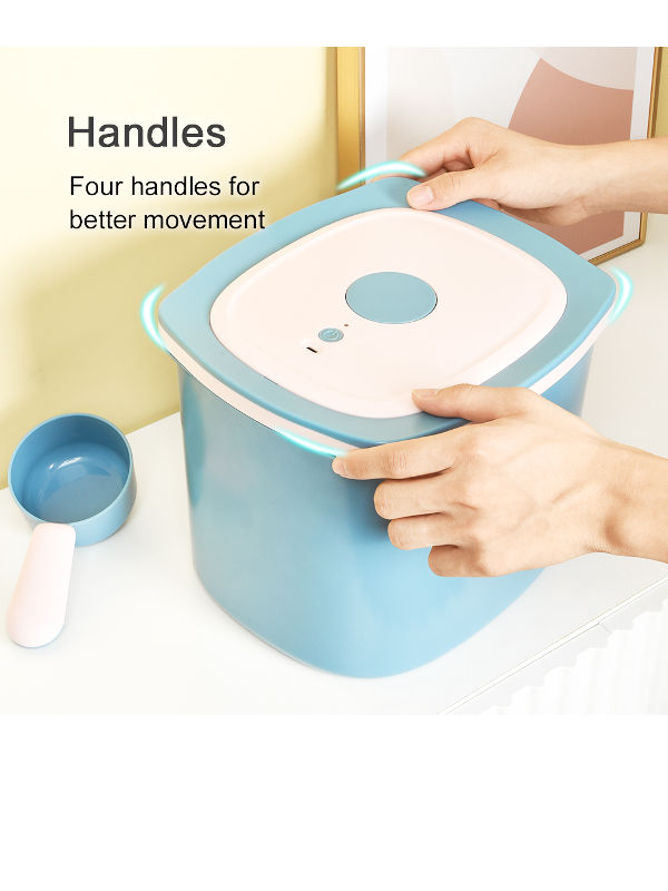 New Design! Happy Eating Vacuum Pet Food Container, Food Container Pet