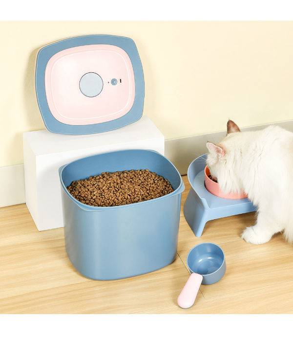 New Design! Happy Eating Vacuum Pet Food Container, Food Container Pet