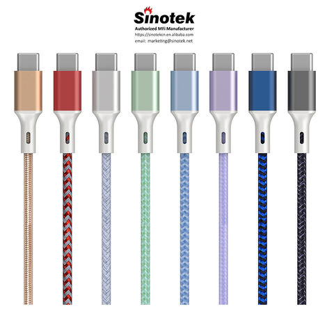 Wholesale Power/Sync USB Cable 3a braided type c fast cable