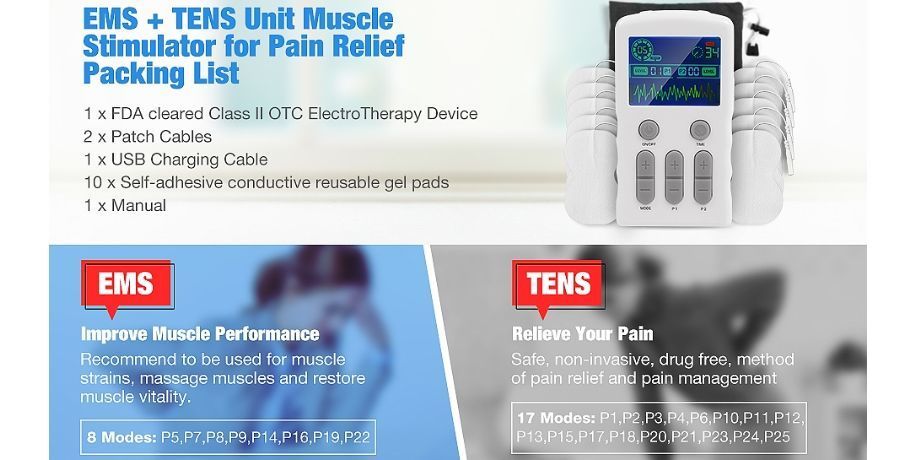 Rechargeable Mini Tens EMS Pulse Massager (AS1080-A55) - China