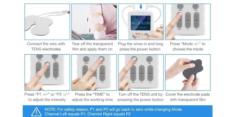 Rechargeable Mini Tens EMS Pulse Massager (AS1080-A55) - China