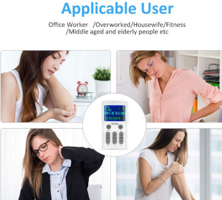 Rechargeable Mini Tens EMS Pulse Massager (AS1080-A55) - China