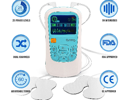 Rechargeable Mini Tens EMS Pulse Massager (AS1080-A55) - China