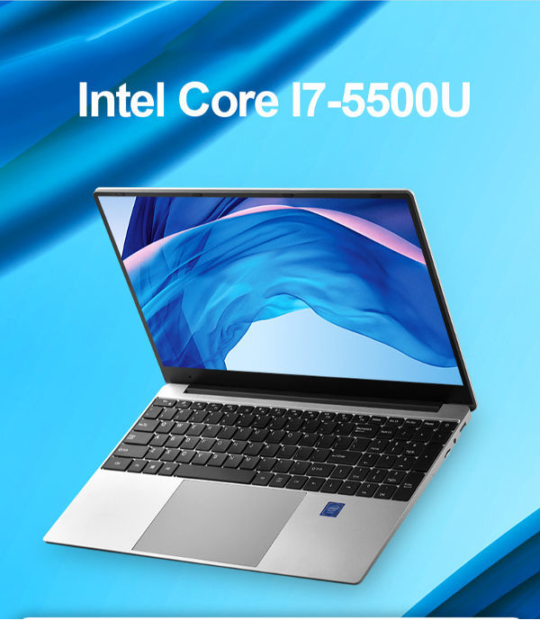15.6inch Full HD IPS Laptop Computer Notebook i7 5500U M.2/PCI-E DDR4 8G SSD 256GB Laptops Netbook supplier