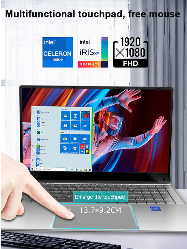 Cheap Price Laptops J4125 16GB RAM 1TB SSD Customized LOGO school student Notebook computer Win10 supplier