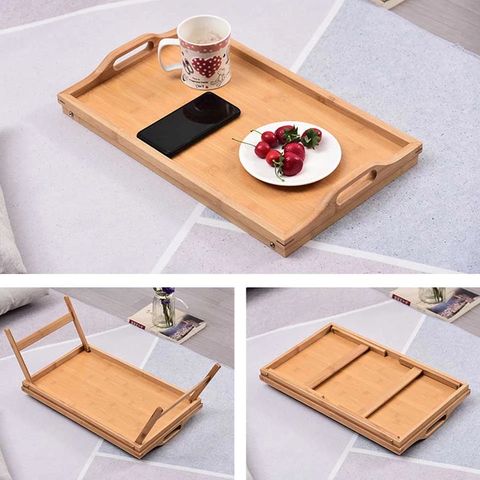 Portable Bamboo Tea Tray