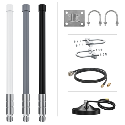 China 915Mhz 6dbi LORA fiberglass antenna with braket for helium mining ...