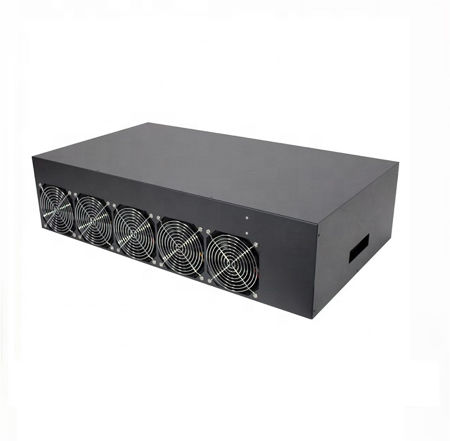 China 8 GPU Graphics Case Crypto Coin Open Air 3090/120M For ETH BTC ...