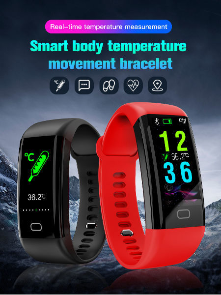 F77 Heart Rate Blood Oxygen Pressure Body Temperature Silicone