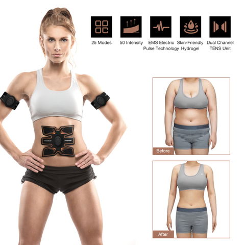 Abdominal Cervical Electronic EMS Muscle Exerciser – HealthFitness