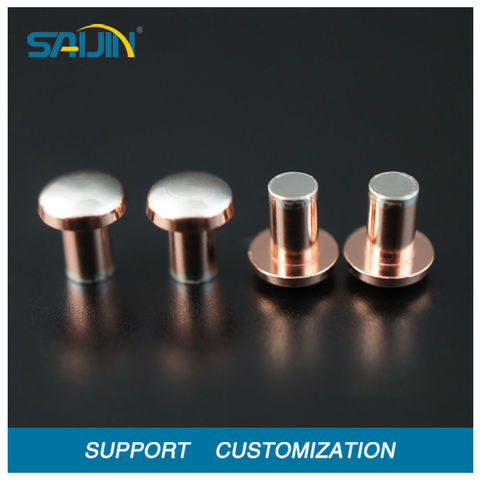 China Electrical contact silver contact rivet AgSnO2In2O3/Cu ...
