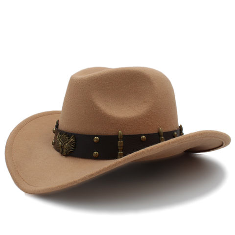 Chapeau de Cowboy en laine pour enfant