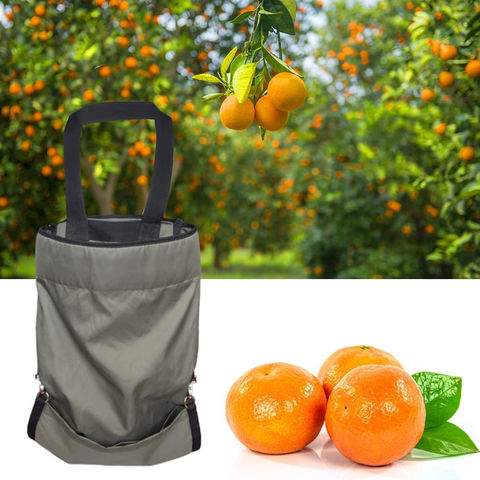 Fruit Picking Bag Adjustable Harvest Garden Apron for Outdoor Orchard  Apples