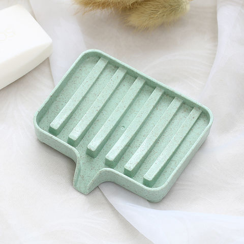 Self Draining Soap Dish  Green 