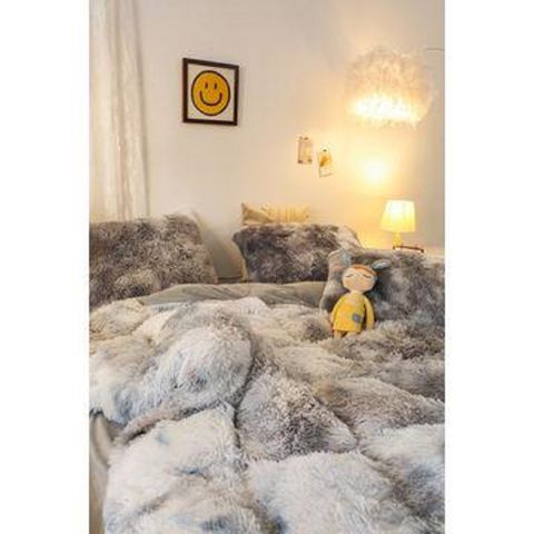 Faux Fur Duvet Cover Set - Shaggy Tie Dyed Duvet Cover - Luxury Ultra Soft Fluffy  Comforter Cover Bed Sets - China Long Plush Quilt and Tie Dyed Duvet Cover  Set price