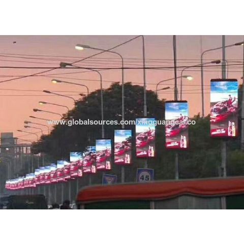 China Led display panels P3 outdoor led display hanging type rental ...