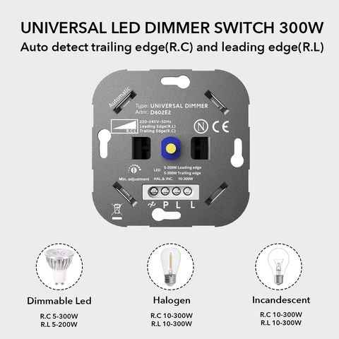 Gradateur LED universel 0-300W 